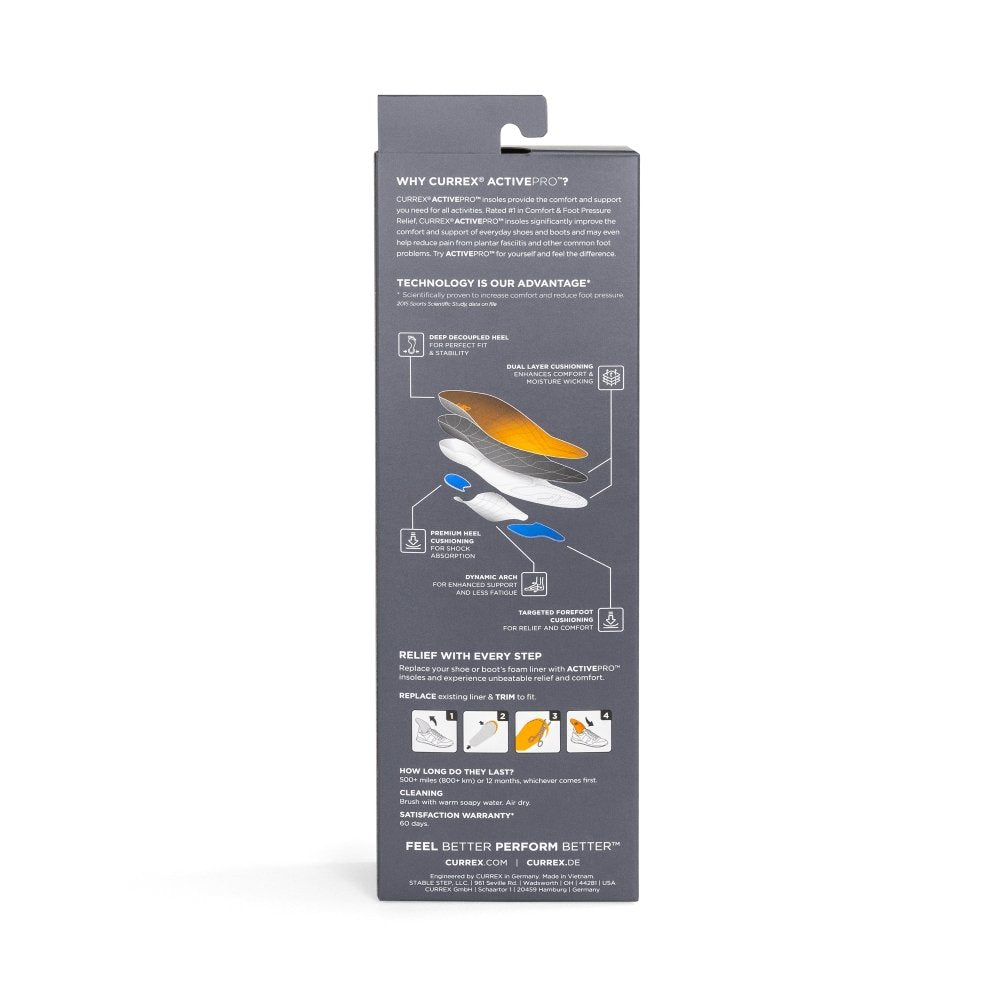 Currex ActivePro Insoles @ The Insole Store — product image 16