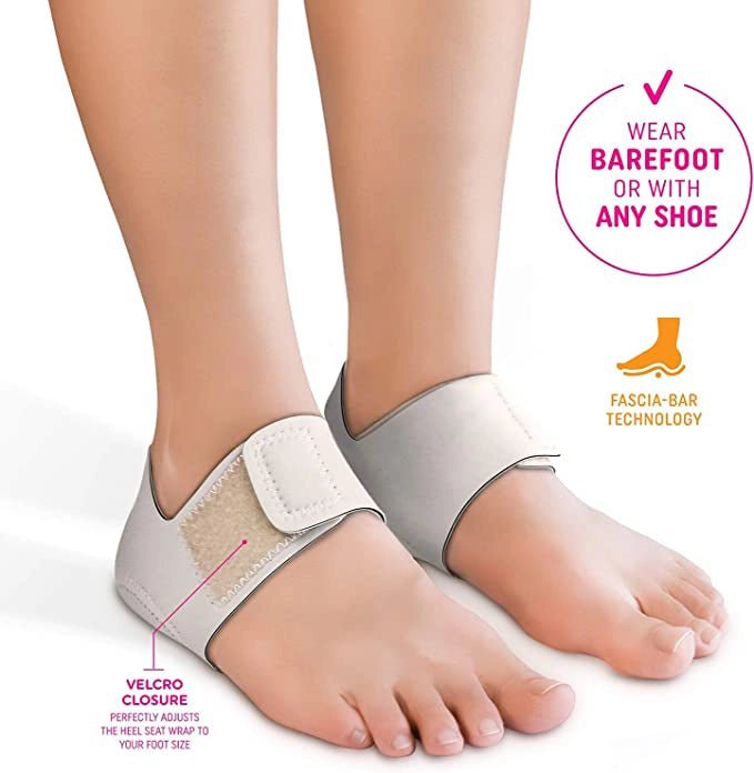 Heel That Pain Heel Seat Wraps Velcro Closure