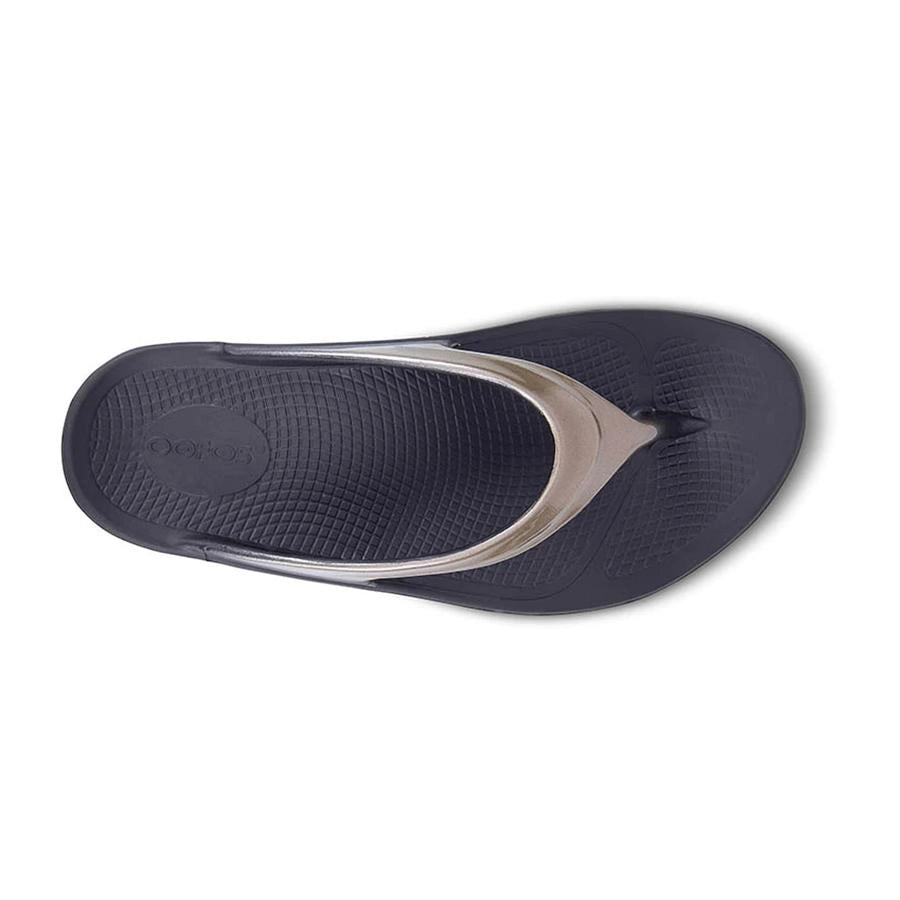 OOFOS OOlala Sandals for Women Luxe Latte Top