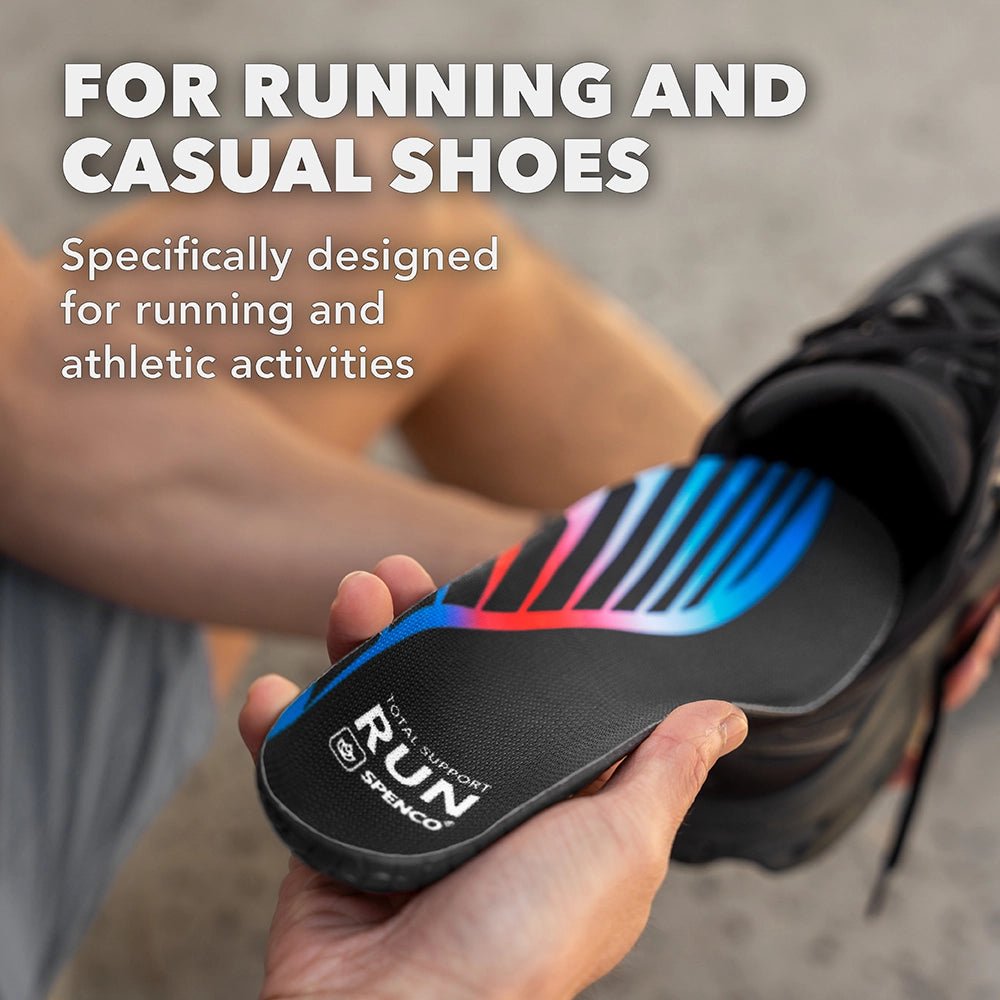 Spenco Total Support Run Insoles for running and casual shoes