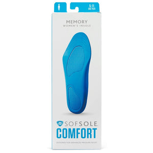 Sof Sole Memory Insoles packaging back